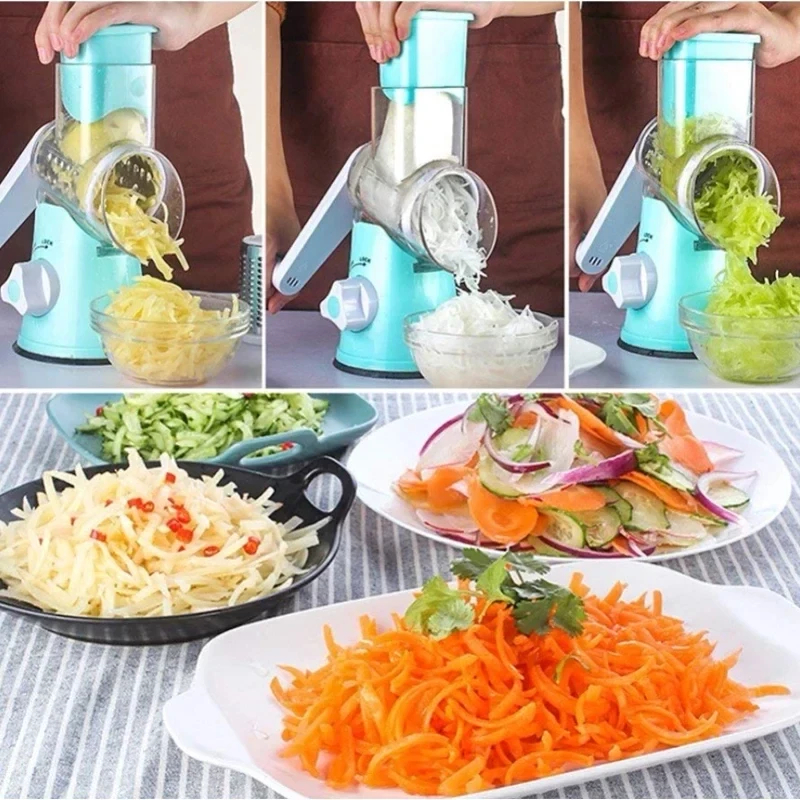 Rallador y Rebanador Rotatorio Manual