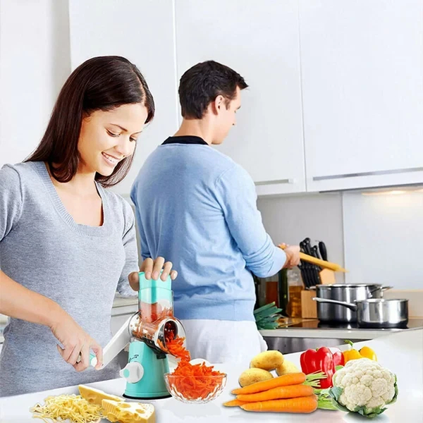 Rallador y Rebanador Rotatorio Manual